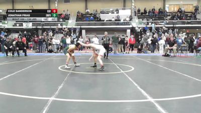 138 lbs Consi Of 16 #2 - Cole Sanderson, Coventry vs Jonathan Frias, Smithfield