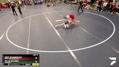 108 lbs Cons. Round 3 - Rylan Kujawa, Minnesota vs Joey Wunderlich, Simley Wrestling Club