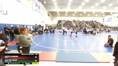 105 lbs Round 1 - Mattox Root, Legacy WC vs Jayce Powers, Cvbjj