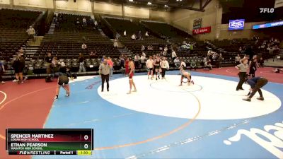 168 lbs 5th Place Match - Spencer Martinez, Logan High School vs Ethan Pearson, Wasatch High School