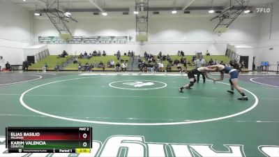 141 lbs Cons. Round 2 - Elias Basilio, Palomar vs Karim Valencia, Cerritos