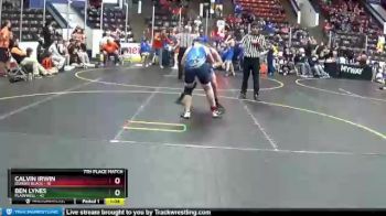 140 lbs Finals (8 Team) - Ben Lynes, Plainwell vs Calvin Irwin, Dundee Black