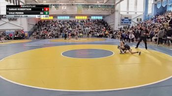 106 lbs Champ. Round 1 - Cole Perrin, Delaware Military Academy vs Samar Robertson, Howard H S