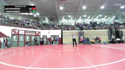 132 lbs Quarterfinal - Isaiah Buikema, Hanover Central vs Jack Richardson, Roncalli