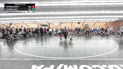 115 lbs Quarterfinal - Taysean Giles, Blakely vs Jayden Coco, Saylorsburg