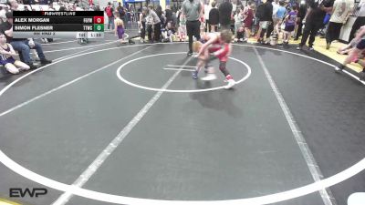 67 lbs Rr Rnd 2 - Alex Morgan, Fort Gibson Youth Wrestling vs Simon Flesner, Team Tulsa Wrestling Club