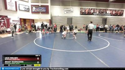 50 lbs Semifinal - Brody Rasmussen, Mountain Ridge Youth vs Jack Nielsen, Bear River Junior High
