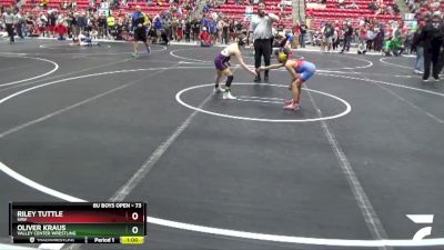 73 lbs Round 3 - Riley Tuttle, SAW vs Oliver Kraus, Valley Center Wrestling