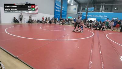 135 lbs Rr Rnd 3 - Cole Schisler, Westminster vs Justin Hughes, Manchester
