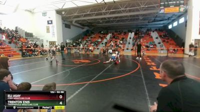 63-67 lbs Semifinal - Christopher LeBlanc Jr., Powell Wrestling Club vs Coleson Schubert, Cody Wrestling Club