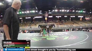 120 lbs Champ. Round 1 - Ryann Thomas, Fort Myers HS vs Isis Severe, SEVEREPAIN WRESTLING