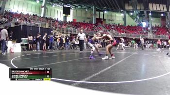 120 lbs Quarterfinal - Jaxon Sanchez, Scottsbluff Wrestling Club vs David Standen, Blair Wrestling Club