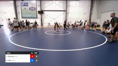 26 kg Semifinal - Juliahna Warner, Michigan Rev Yellow vs Olivia Rex, PA West Yellow