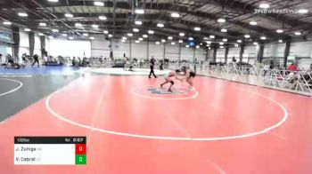 132 lbs Consolation - Jermiah Zuniga, WA vs Vincent Cabral, CO