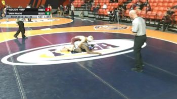 2A 138 lbs Champ. Round 1 - Desi Wade, Mascoutah vs Colton Huff, Chicago (St. Ignatius)