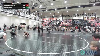 45 lbs Consi Of 8 #2 - Karter Baucom, Salina Wrestling Club vs Brian Davis, Tahlequah Wrestling Club