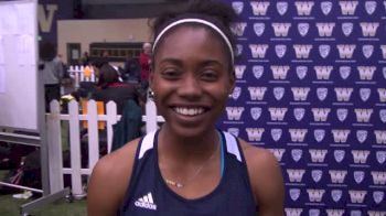 Ashley Marshall after 60m win at Husky Classic 2014