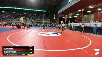 3A-152 lbs Quarterfinal - Clay James, Burns/Pine Bluffs vs Jackson Wood, Cody