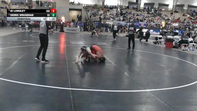 AA 144 lbs Semifinal - JD Longley, Ravenwood High School vs Derek Winseman, Dobyns Bennett High School