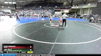 49 lbs Quarterfinal - Star Paddock, NWWC vs Leif Mills, Team Aggression Wrestling Club