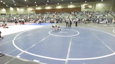 54 lbs Consi Of 8 #2 - Beau Bakkie, Yuba Sutter Combat vs Tanner Houck, Oroville Rattlers