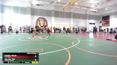 132 lbs Cons. Round 4 - Daneil Mejia, Hillcrest vs Kelvin Tan, Rancho Mirage