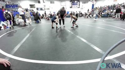 43/46 lbs Rr Rnd 2 - Isaac Tessneer (43), Norman Grappling Club vs Hunter Larsen, Blue Devil Wrestling