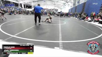 105 lbs Semifinal - Paezlie Kerr, F-5 Grappling vs Jewel Vardsveen, South Dakota