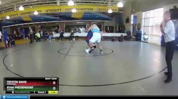 285 lbs Round 1 - Ryan Preisendorf, Jupiter vs Trystin Davis, Poinciana