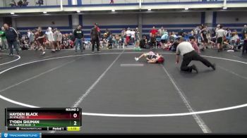 80 lbs Round 2 (8 Team) - Tyden Shuman, PA Alliance Blue vs Hayden Black, 84 Athletes