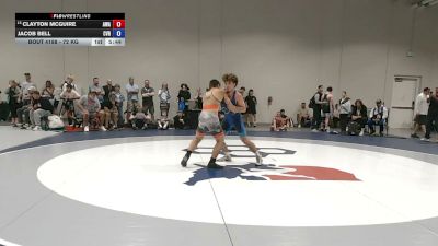 72 kg Cons. Sub-rd Of 32 - Clayton McGuire, Avalanche Wrestling Association vs Jacob Bell, Central Valley RTC