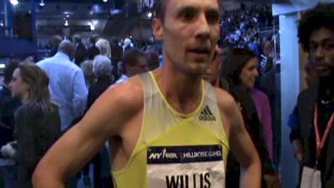 Nick Willis not happy with Wannamaker Mile, still runs fast at 2014 Millrose Games
