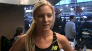 Emma Coburn sticks her nose in it, gets the wheels moving in the Mile at 2014 Millrose Games