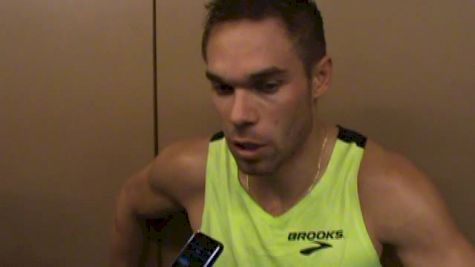 Nick Symmonds after 1K says USAs shouldn't be at altitude at 2014 Millrose Games
