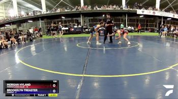 106 lbs Round 4 (6 Team) - Morgan Hyland, Pennsylvania Blue vs Brookelyn Treaster, Kansas