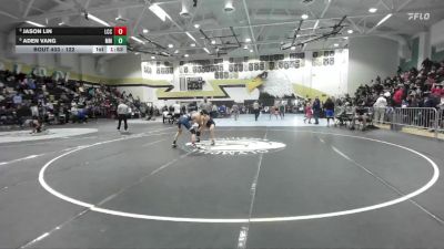 122 lbs Quarterfinal - Jason Lin, La Costa Canyon vs Aden Vang, Mira Mesa