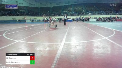 110 lbs Quarterfinal - Hayliee Roy, Comanche Indians vs Bex Dewey-Benda, Piedmont