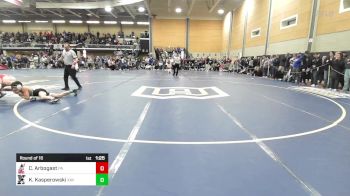 132 lbs Round Of 16 - Camden Arbogast, Pinkerton Academy vs Kevin Kasperowski, Xavier