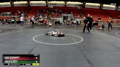 56 lbs Round 6 (8 Team) - Trenton Maloney, Armory Athletics vs Grayson LaGrow, Meridian Maniacs