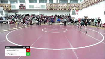 106 lbs Quarterfinal - Amauri Hernadez, Tyngsborough/Dracut vs Ezekiel Vargas, Minnechaug