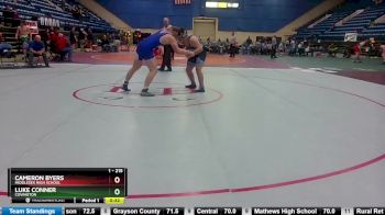 1 - 215 lbs Cons. Round 3 - Cameron Byers, Middlesex High School vs Luke Conner, Covington