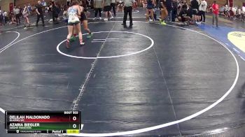 126 lbs Quarterfinal - Delilah Maldonado, Blazers WC vs Azaria Biegler, Swamp Monsters