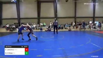 91 lbs 5th Place - Christopher Labowicz, Social Circle USA Takedown vs Micky O'Shea, South Forsyth War Wrestling