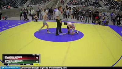 102 lbs Cons. Round 3 - Brandon Barnes, Silverton Wrestling vs Bryler Anderson, La Grande Mat Club