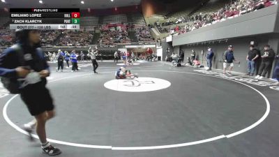 128 lbs Round Of 16 - Emiliano Lopez, Bullard vs Zach Klarcyk, Porterville