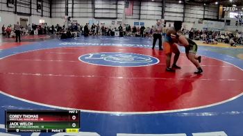 285 lbs Round 1 (4 Team) - Corey Thomas, WRESTLING WAREHOUSE vs Jack Welch, HEAVY HITTING HAMMERS