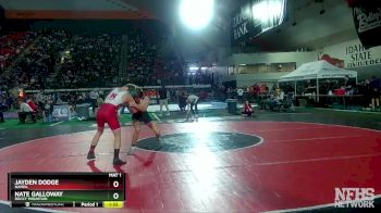 5A 132 lbs Quarterfinal - Jayden Dodge, Nampa vs Nate Galloway, Rocky Mountain