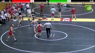 149 lbs quarter-finals Chris Villalonga Cornell vs. Zach Neibert VT