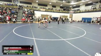 120 lbs Champ. Round 1 - Chase VanDenHeuvel, De Pere vs Brady Kobernick, Turtle Lake/Clayton