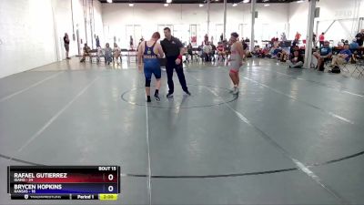 250 lbs Placement Matches (8 Team) - Rafael Gutierrez, Idaho vs Brycen Hopkins, Kansas
